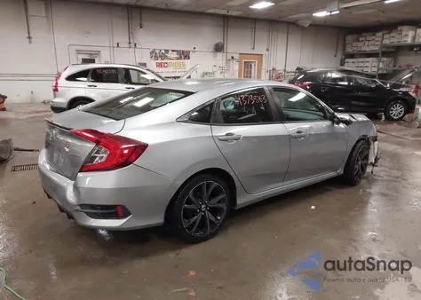 2020 Honda Civic Sport from USA, damaged, VIN 19XFC2E89LE026569